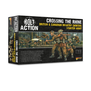Bolt Action Crossing the Rhine British & Canadian Infantry Winter Starter Army