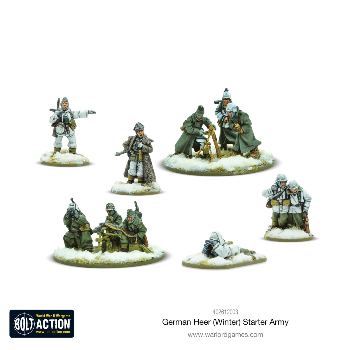 Bolt Action German Heer Winter Starter Army