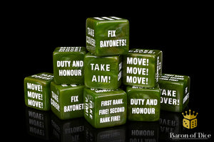 Baron Of Dice Am Guard Order Dice Set X10