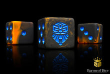 Load image into Gallery viewer, Baron of Dice Molten Lava Square Corner x25