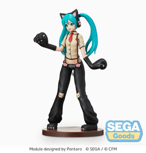 Hatsune Miku Project DIVA Arcade Future Tone Kitty Cat Ver. SPM Statue