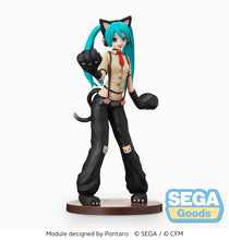 Load image into Gallery viewer, Hatsune Miku Project DIVA Arcade Future Tone Kitty Cat Ver. SPM Statue
