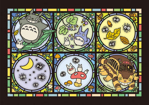 Studio Ghibli - My Neighbor Totoro 208 Piece Stained Glass Puzzle