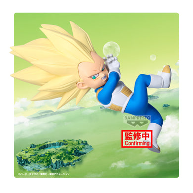Dragon Ball Daima Super Saiyan 3 Vegeta Mini Figure with Panel Banpresto
