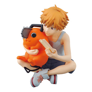Chainsaw Man Break Time Collection Vol 3 Denji and Pochita Banpresto Figure