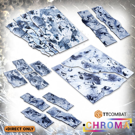 TTCombat Tabletop Scenics - Coloured Terrain Area Plates