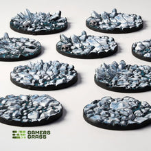Load image into Gallery viewer, Gamers Grass Battle Ready Toppers - Frost Lake 28mm Round