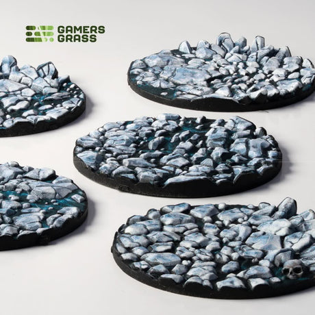 Gamers Grass Battle Ready Toppers - Frost Lake 40mm Round