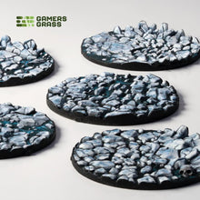 Load image into Gallery viewer, Gamers Grass Battle Ready Toppers - Frost Lake 40mm Round