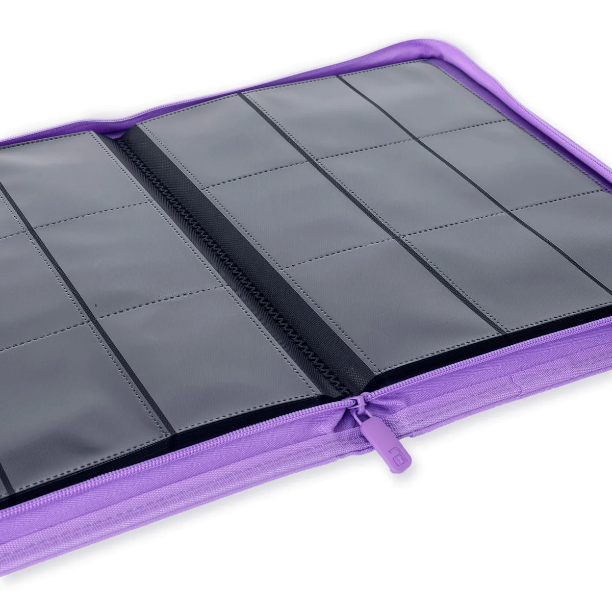 VaultX Exo-Tec Zip Binder Just Purple 9 Pocket