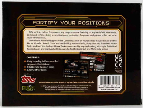 BattleTech: Battlefield Support Rifle & Command Lances