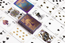 Load image into Gallery viewer, Bicycle Purple Peacock Playing Cards