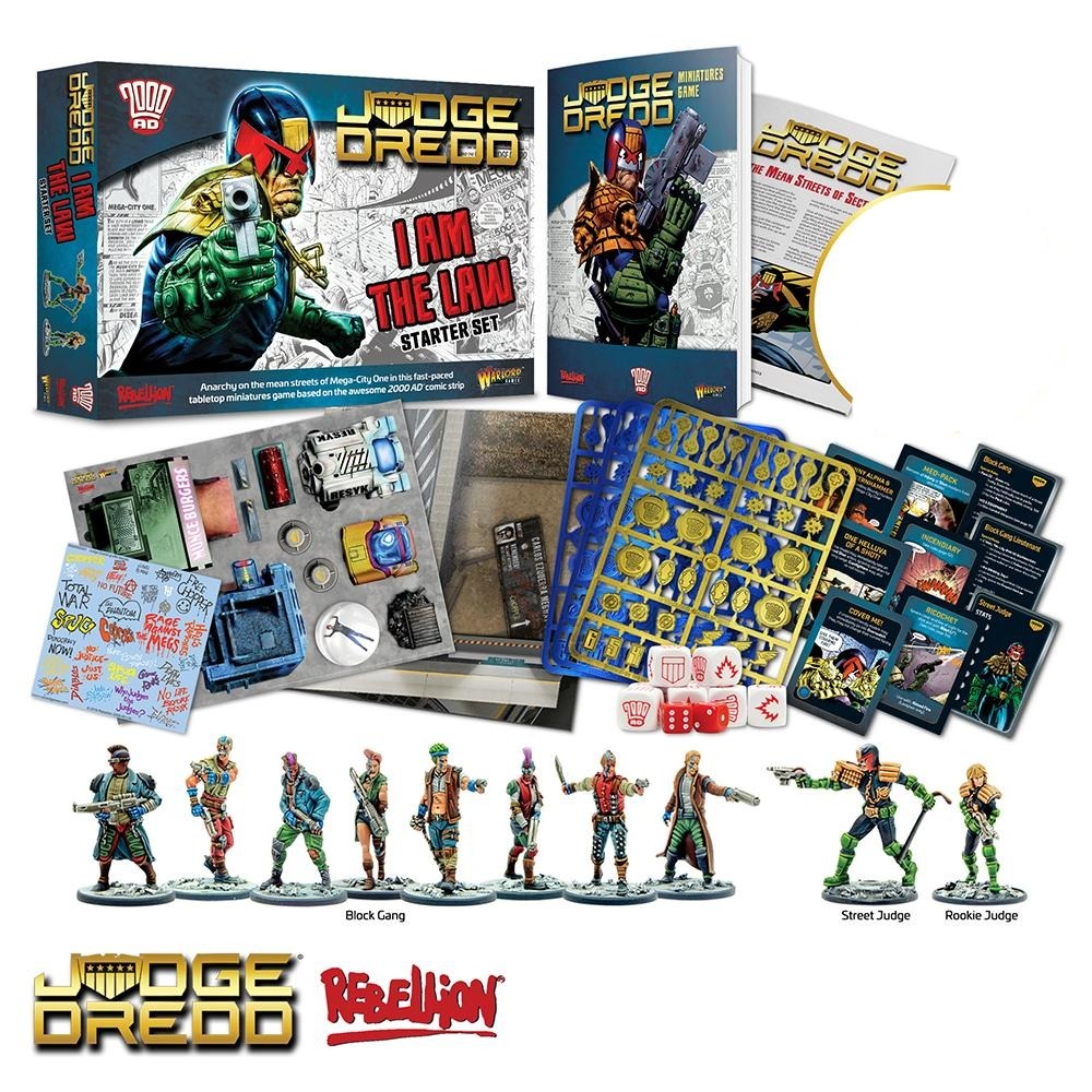 Judge Dredd I Am The Law Starter Set