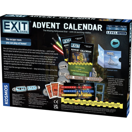 Exit The Game - Advent Calendar The Missing Hollywood Star