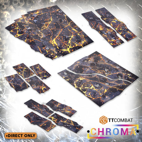 TTCombat Tabletop Scenics - Coloured Terrain Area Plates