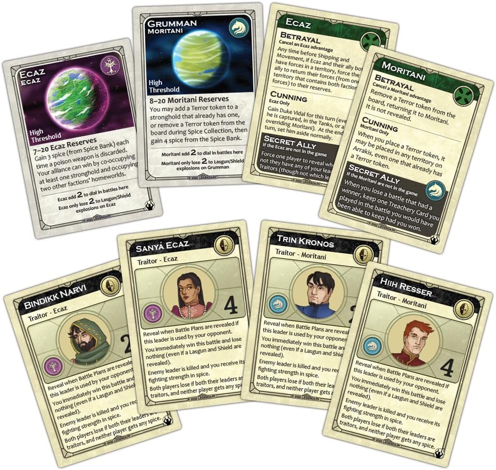 Dune Board Game: Ecaz and Moritani House Expansion – Travelling Man UK