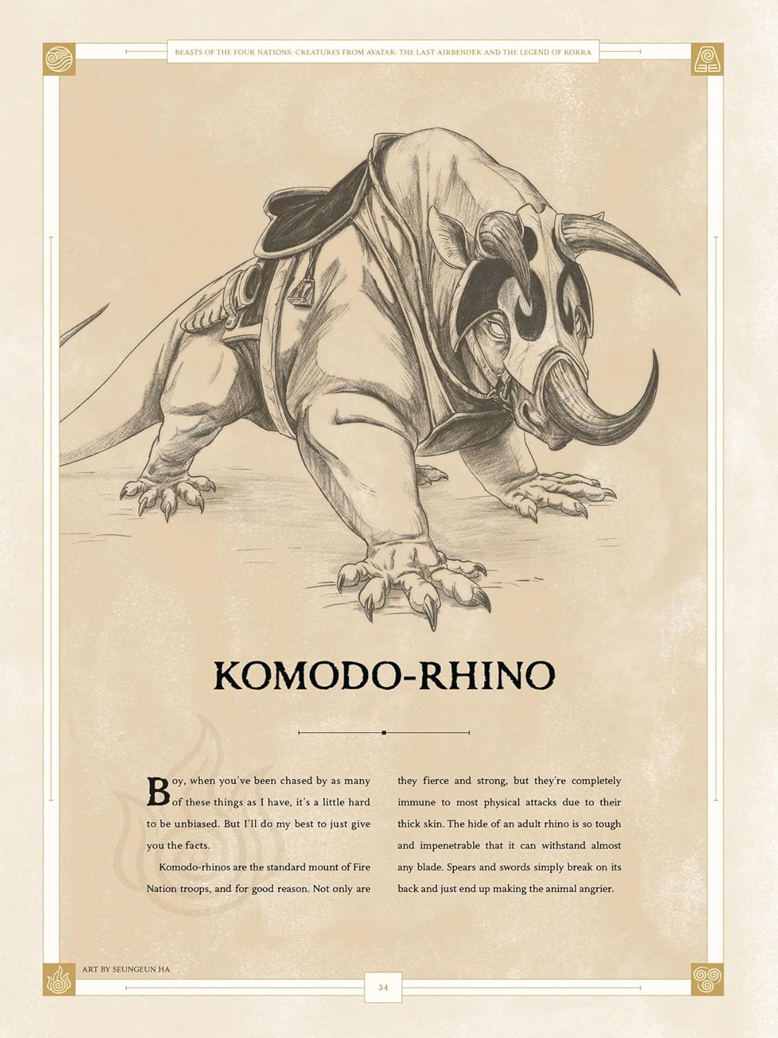 Beasts of the Four Nations: Creatures from Avatar The Last Airbender and The Legend of Korra