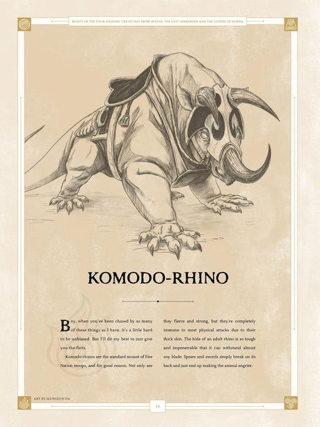 Beasts of the Four Nations: Creatures from Avatar The Last Airbender and The Legend of Korra