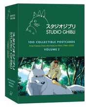 Load image into Gallery viewer, Studio Ghibli: 100 Postcards Volume 2 Final Frames from the Feature Films (1984–2023)