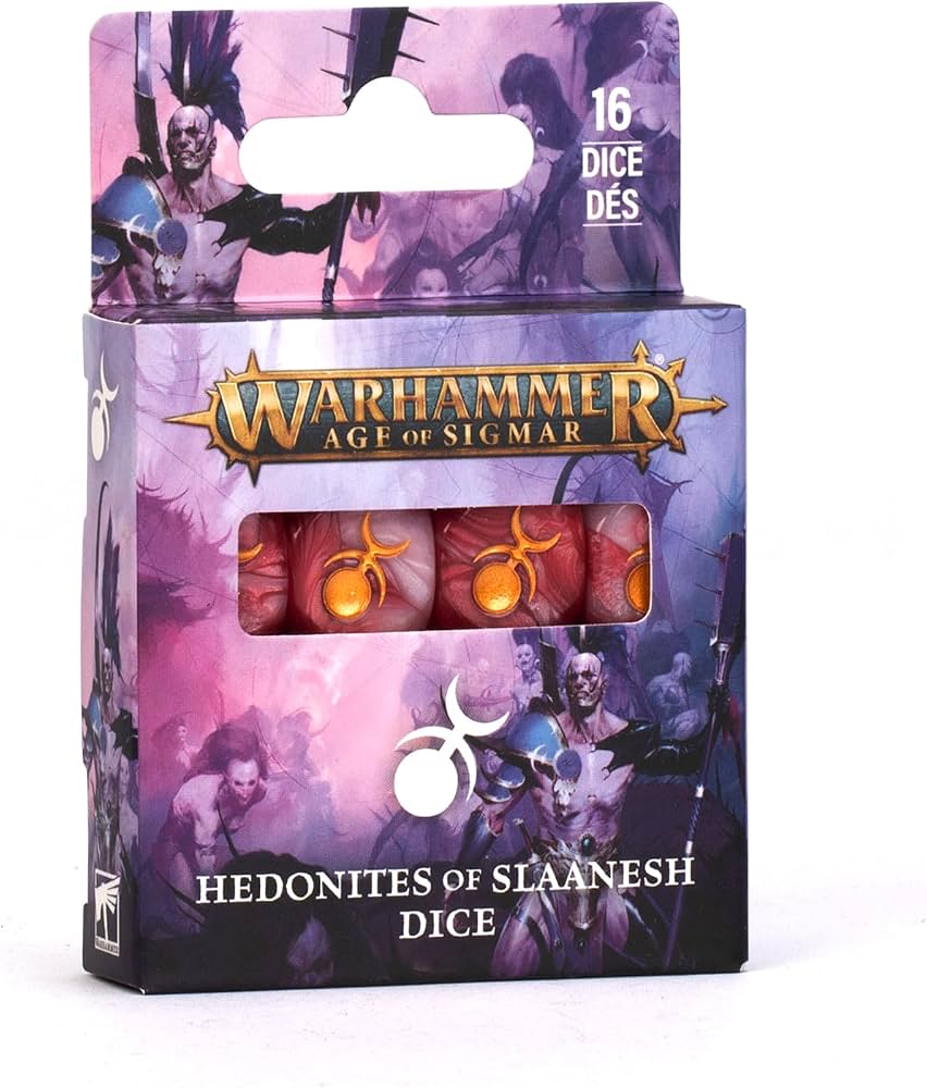 Hedonites of Slaanesh Dice