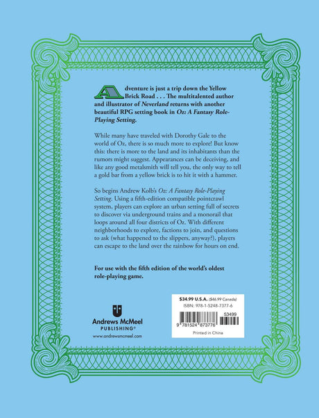OZ: A Fantasy Roleplaying Setting