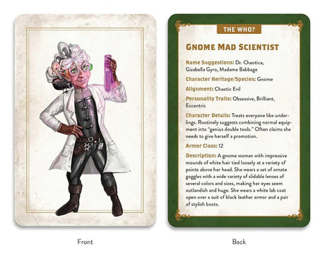 The Düngeonmeister NPC Generator Deck