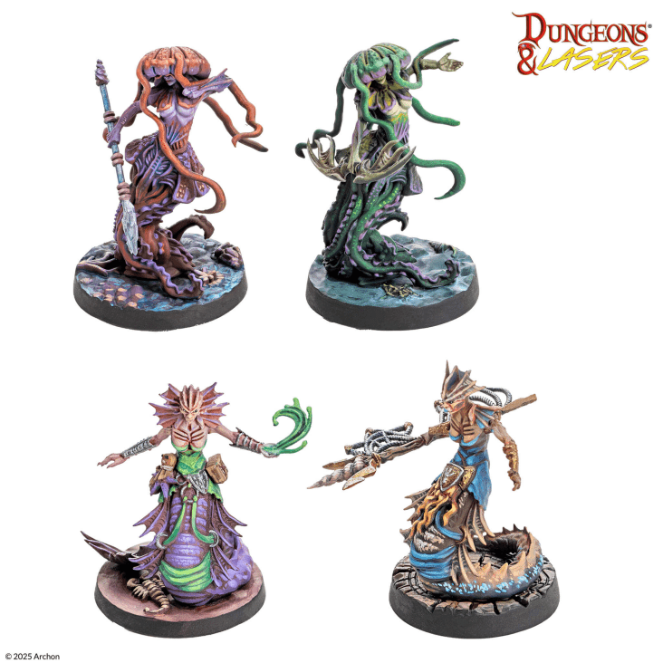 Dungeons & Lasers Miniatures Kingdom of the Deep
