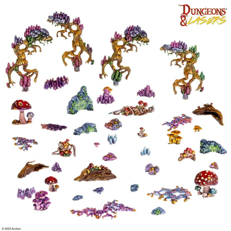 Dungeons & Lasers Miniatures Cave Fungi Scatter Terrain