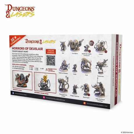 Dungeons & Lasers Miniatures Horrors of Deuslair