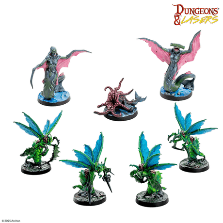 Dungeons & Lasers Miniatures Raiders and Beasts: Scareguards Archipelago