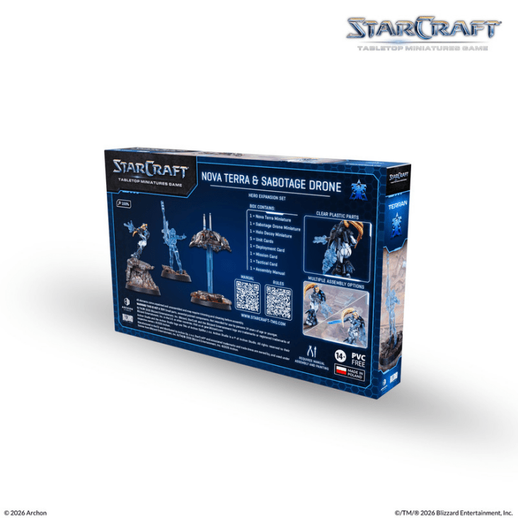 Starcraft Nova Terra Terran Hero Expansion Set