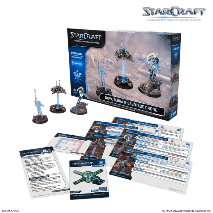 Starcraft Nova Terra Terran Hero Expansion Set
