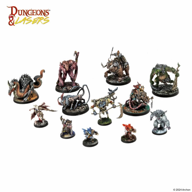 Dungeons & Lasers Miniatures Horrors of Deuslair