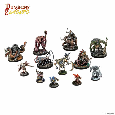 Dungeons & Lasers Miniatures Horrors of Deuslair
