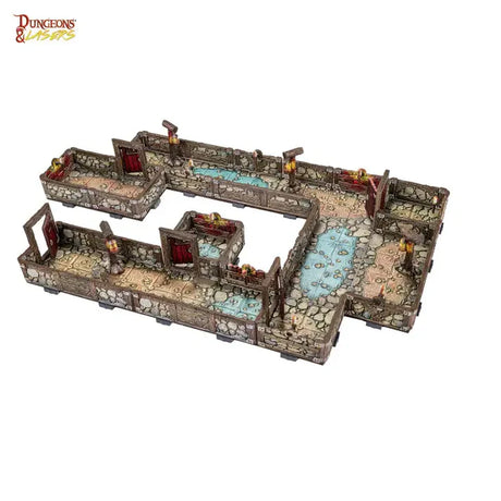 Dungeons & Lasers Dwarven Mine Prismacast Pre-Painted Terrain