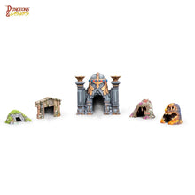 Load image into Gallery viewer, Dungeons &amp; Lasers Miniatures Entrances Pack