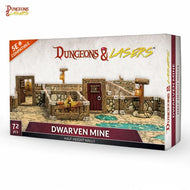 Dungeons & Lasers Dwarven Mine Half-Height Walls Terrain