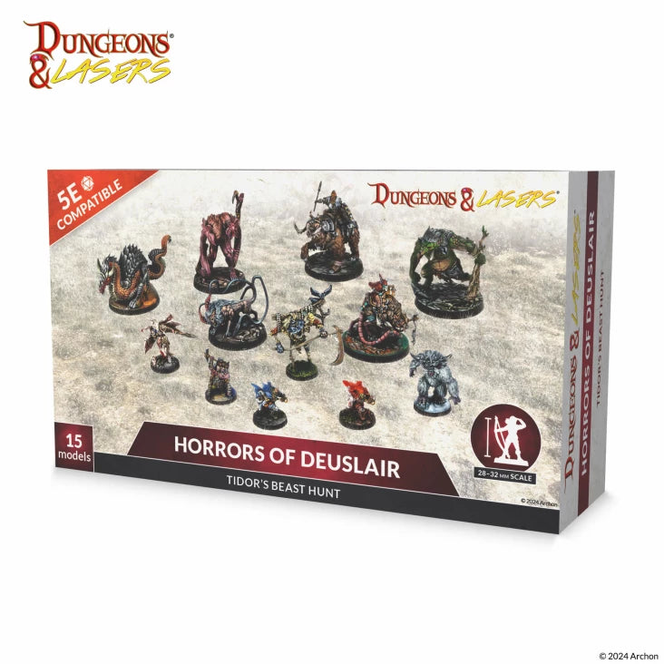 Dungeons & Lasers Miniatures Horrors of Deuslair