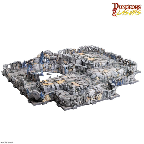 Dungeons & Lasers Rocky Caves Prismacast Pre-Painted Terrain