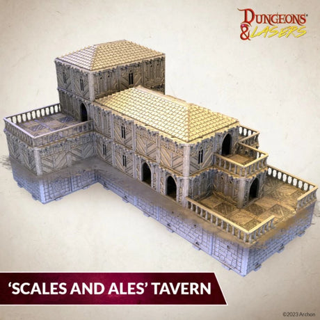 Dungeons & Lasers Miniatures Scales & Ales Tavern