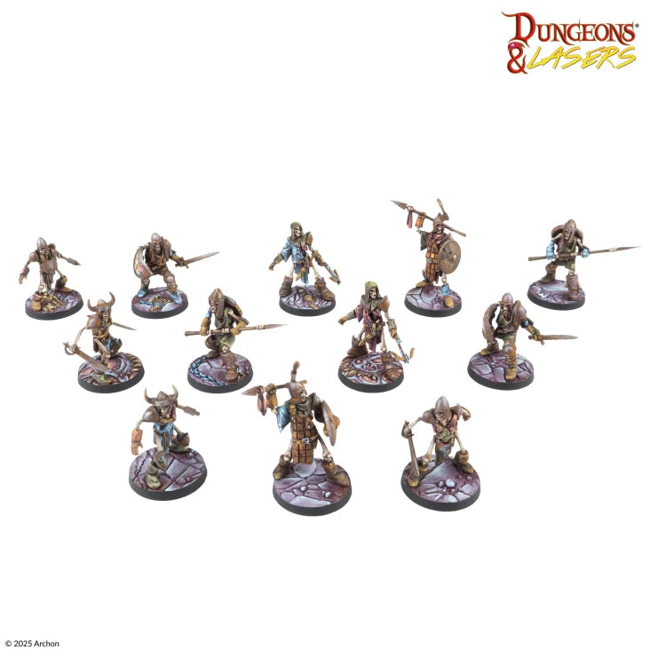 Dungeons & Lasers Miniatures Skeleton Crew