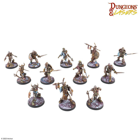 Dungeons & Lasers Miniatures Skeleton Crew