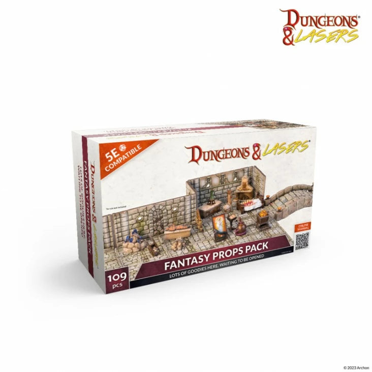 Dungeons & Lasers Miniatures Fantasy Props Pack