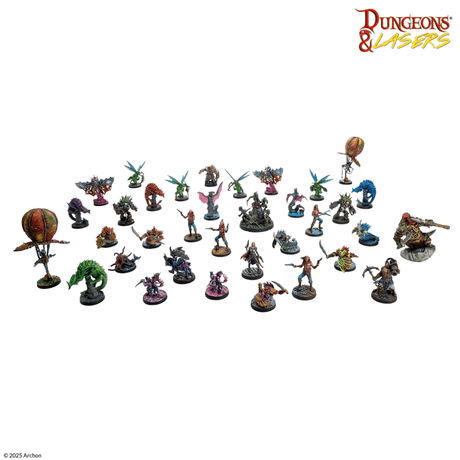 Dungeons & Lasers Miniatures Raiders and Beasts: Scareguards Archipelago