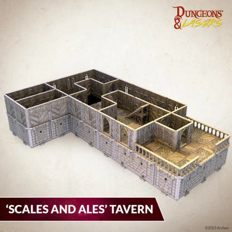 Dungeons & Lasers Miniatures Scales & Ales Tavern