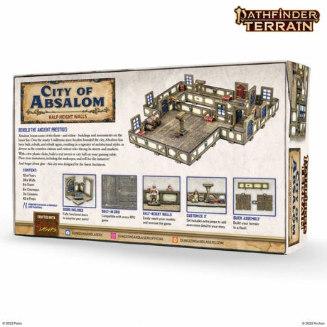 Pathfinder City of Absalom Half-Height Walls Terrain