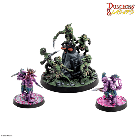 Dungeons & Lasers Miniatures Raiders and Beasts: Scareguards Archipelago