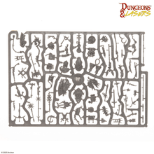 Load image into Gallery viewer, Dungeons &amp; Lasers Miniatures Adventurer&#39;s Gear Set