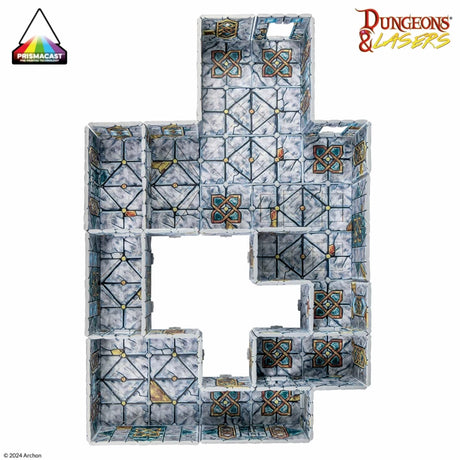 Dungeons & Lasers Halls of Ancestors Prismacast Pre-Painted Terrain