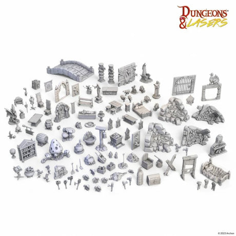 Dungeons & Lasers Miniatures Fantasy Props Pack